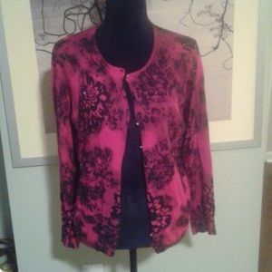 Fusha and Black Cardigan